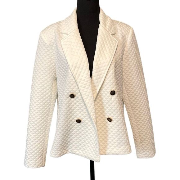 SOHO Apparel Ltd. Jackets & Blazers - SOHO Apparel Ltd. Women’s L/S Waffled Double Breast Coat/Jacket